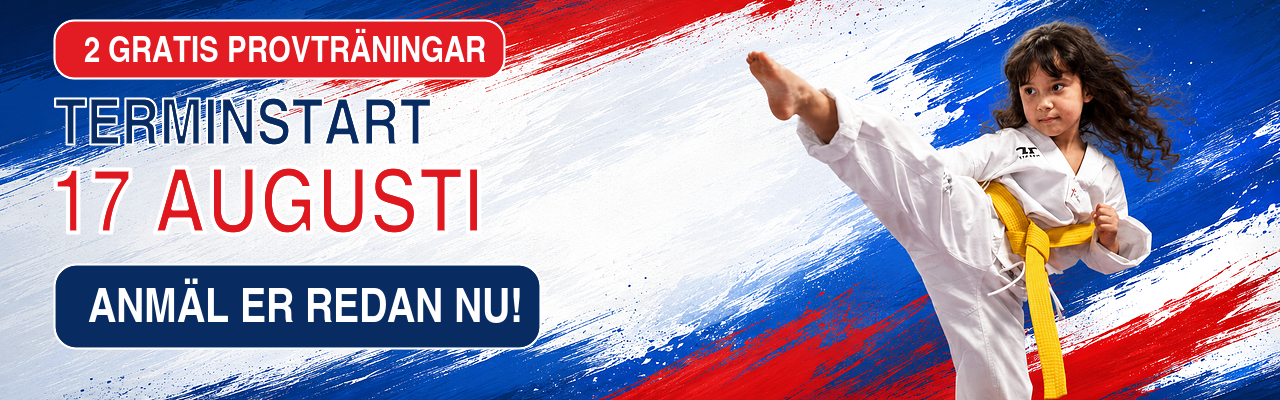 Terminsstart 17 augusti — 2 gratis provträningar