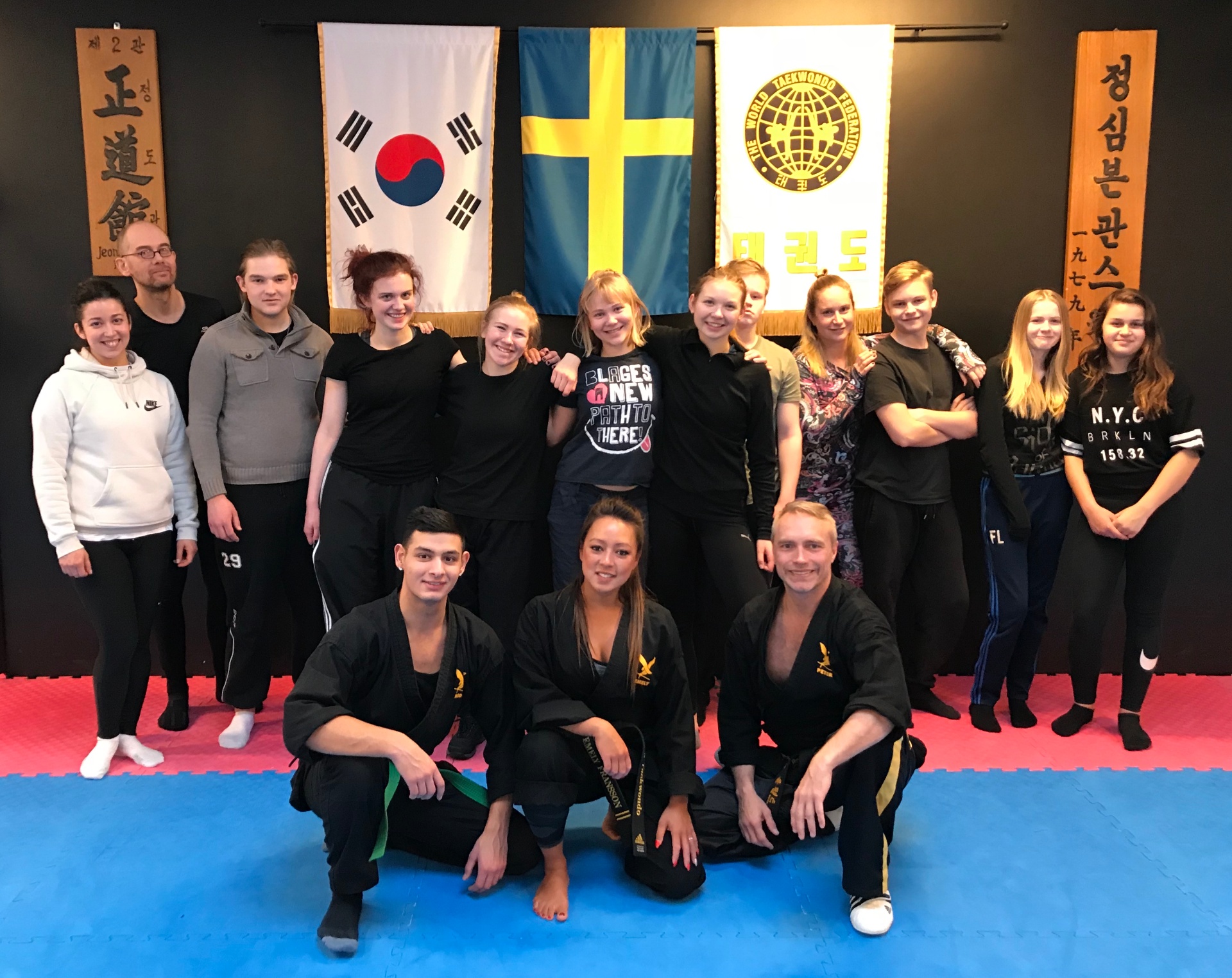 Gruppbild från intensivkurs